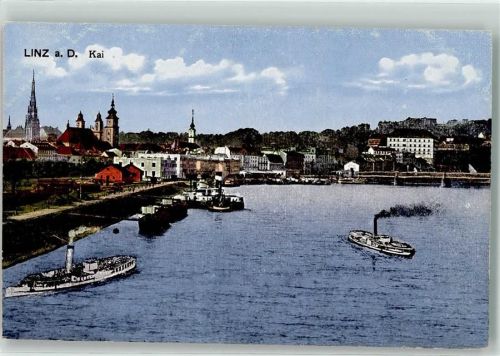 Linz 1919 Kai Dampfer