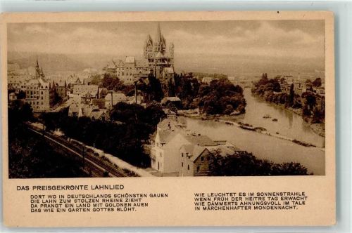 Limburg Schloss und Dom zu Limburg Text des Lahnliedes