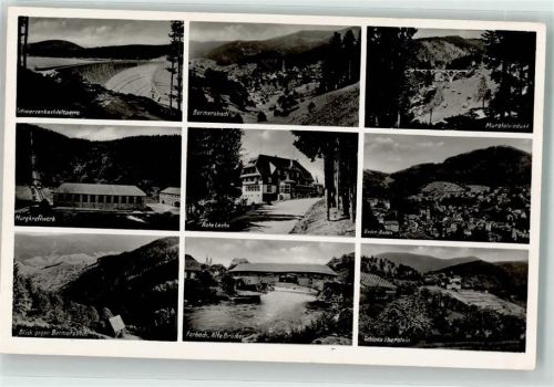 76596 W7564 Forbach , Baden - Schwarzenbachtalsperre Murgkraftwerk Murgtalviadukt