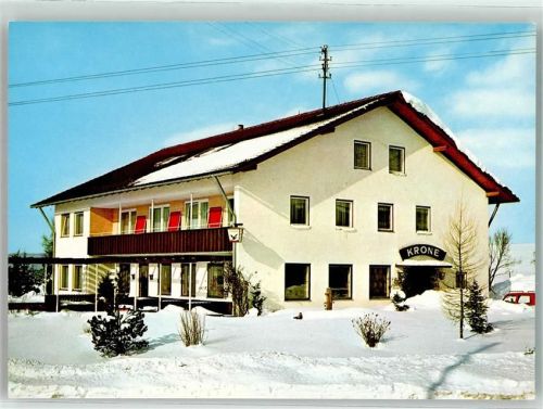 Oberreute Gasthaus Pension Zur Krone im Winter