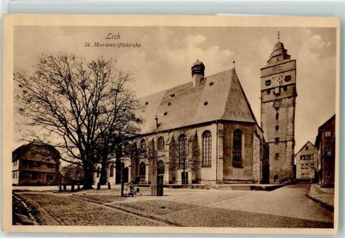 Lich 1918 St. Marienstiftskirche Feldpost