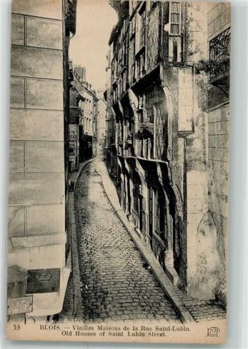 Blois Vieilles Maison de la Rue Saint Lubin