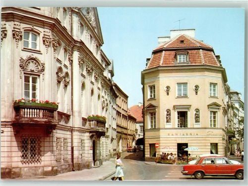 Warschau Wylot ulica Straße Gasthaus Auto