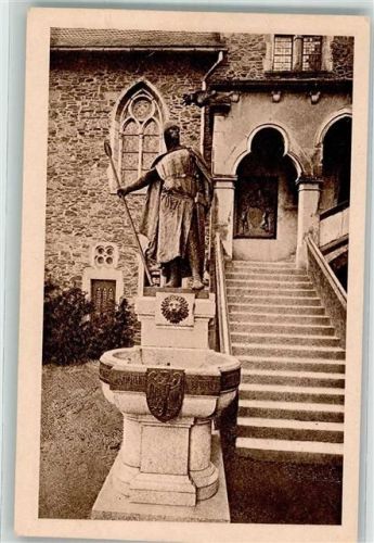 Burg Schloß Standbild des Grafen Adolf I. Treppe Wappen