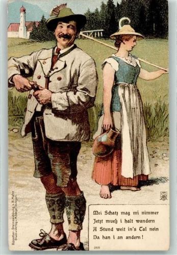 Frau Tracht Spruch