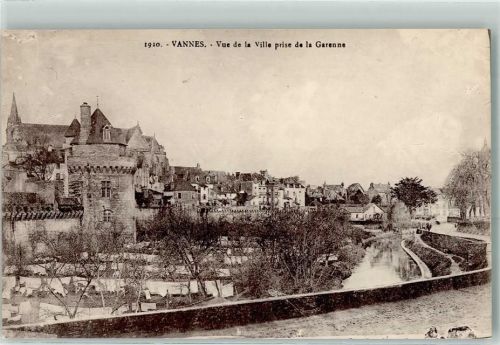 Vannes vue de la Ville prise de la Garenne