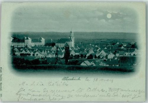 Meßkirch 1899 Mondschein