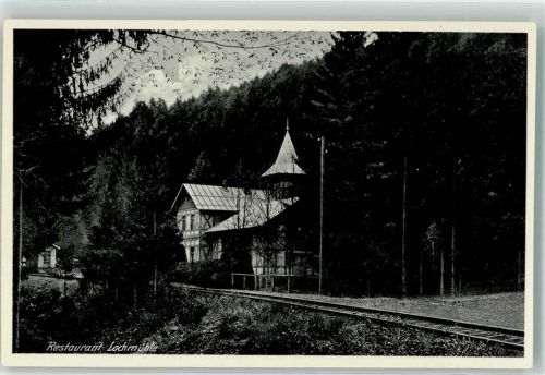 63571 W6460 Gelnhausen - Restaurant Lochmühle Gasthaus Pension Gleise