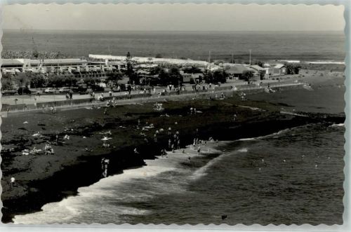 Puerto de la Cruz 1958 Schwimmbad Strand