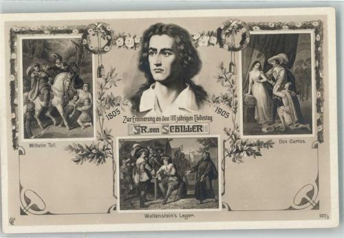 100 Jähriger Todestag Wilhelm Tell Wallensteins Lager Don Carlos
