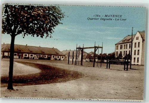 Mainz 1928 Kaserne Quartier Degoutte Französische Besatzungszeit