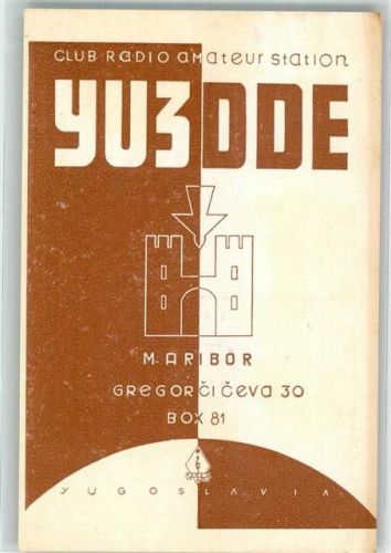 Maribor 1961 Funk QSL