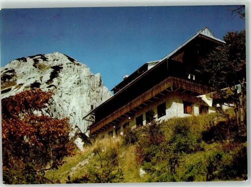 Mojstrana Ticarjev Dom na Vrsicu Hüttenstempel Haus Berge Pass Soca
