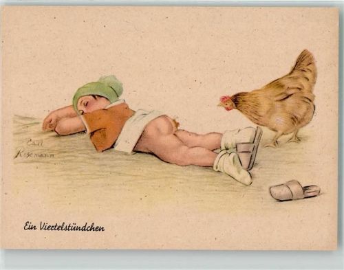 sign.Rosemann Carl Huhn Ein Viertelstündchen