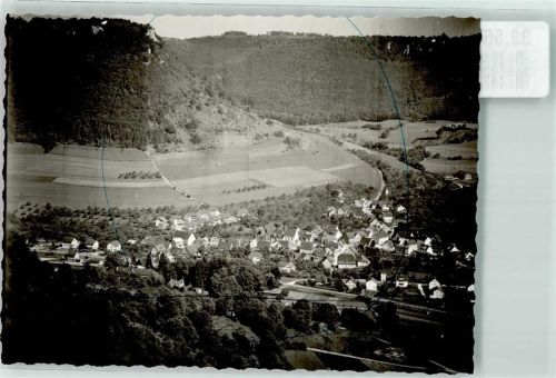 Bad Ditzenbach Foto Original aus Archiv eines Ansichtskartenverlag Fliegeraufnahme von Bad Ditzenbach Ort handschriftlich