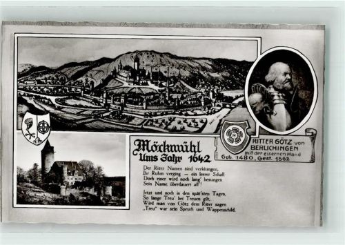 Möckmühl Anno 1642 Götz von Berlichingen Götzenburg
