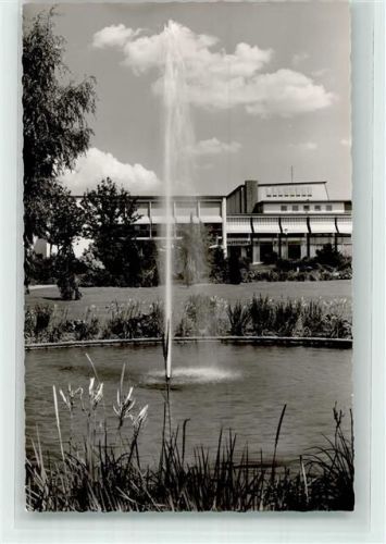 Göppingen Wasserfontaine vor Stadthalle