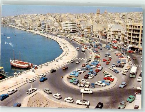 Sliema Hafen Auto Oldtimer