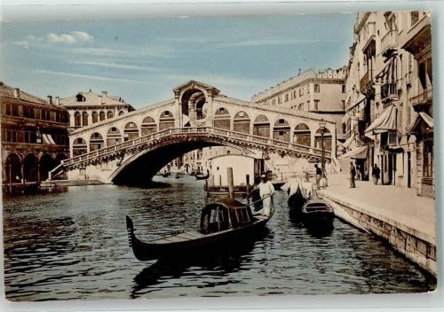 Venezia Ponte de Rialto Gondel