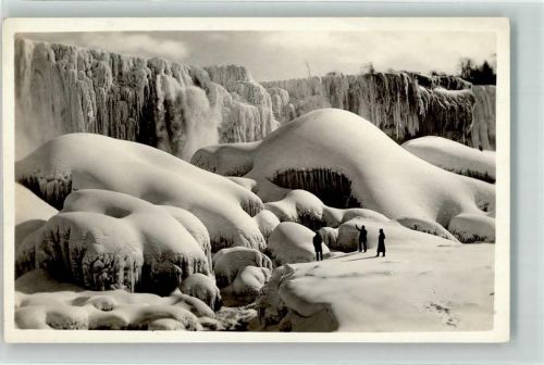 Niagara Falls Ort handschriftlich Winter