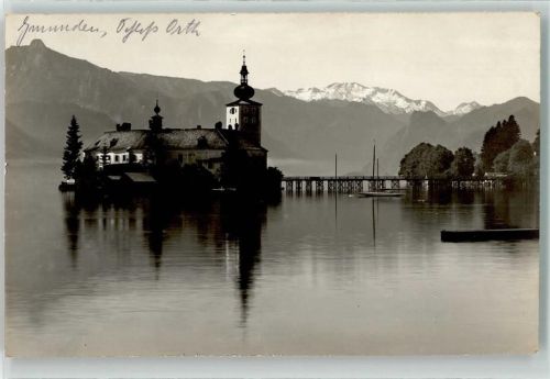 Gmunden Schloss Orth Traunsee u. Wildenkogel