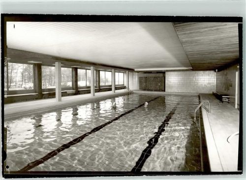 Romrod Foto Original aus Archiv eines Ansichtskartenverlags Kurklinik Schwimmbad Ort handschriftlich