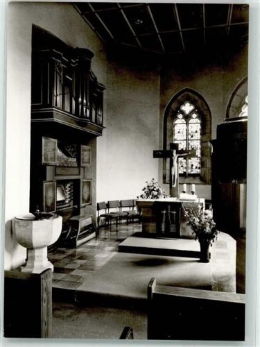 Nehren Orgel Ev. Kirche Taufbecken Baustein für die Erneuerung der Orgel