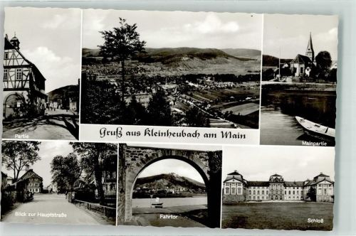 Kleinheubach Blick zur Hauptstraße Fahrtor Schloss