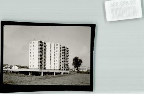 Buchloe Hochhaus Foto Original aus Archiv eines Ansichtskartenverlags Ort handschriftlich