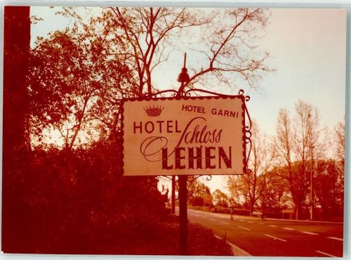 Bad Friedrichshall Foto Original aus Archiv eines Ansichtskartenverlags Hotel Schloss Lehen Ort handschriftlich