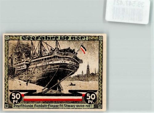 Hamburg 1921 50 Pfennig