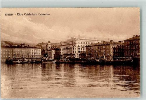 Rijeka Hafen Riva Cristoforo Colombo