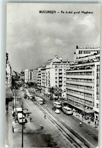 Bukarest Omnibus Straßenbahn Straße Pe b-dul g-ral Magheru