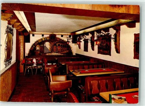 55595 W6551 Wallhausen , Kr Bad Kreuznach Werbe AK Gasthaus Weingut Gebr. Peitz