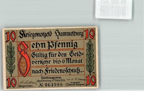 Hammelburg 10 Pfennig