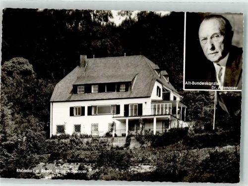 Rhöndorf Haus Adenauer Portrait Kanzler Adenauer