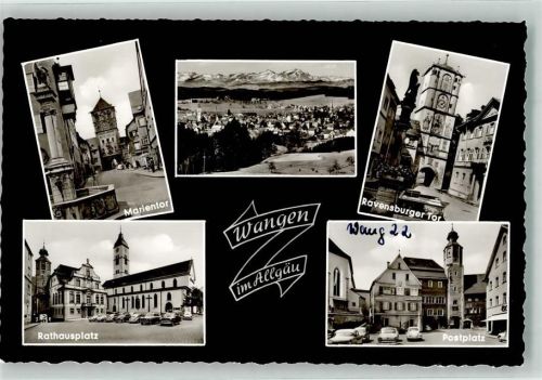 Wangen Marientor Rathausplatz Ravensburger Tor Postplatz