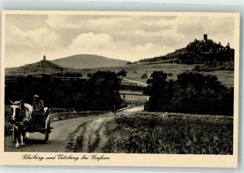 35390 W6300 Gießen , Lahn - Gleiberg Vetzberg Kutsche Pferdewagen