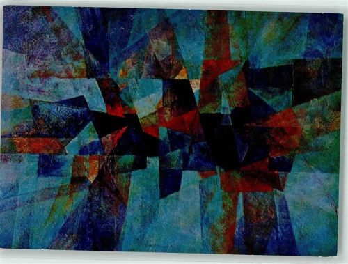 sign.Mothes Peter Andreas Composition in blau Verlag Ackermann Nr.5120