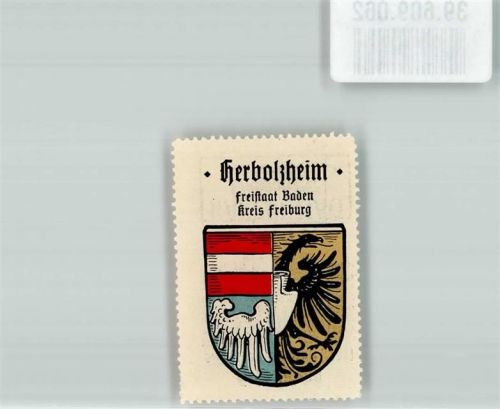 Herbolzheim Wappen Adler Vignette