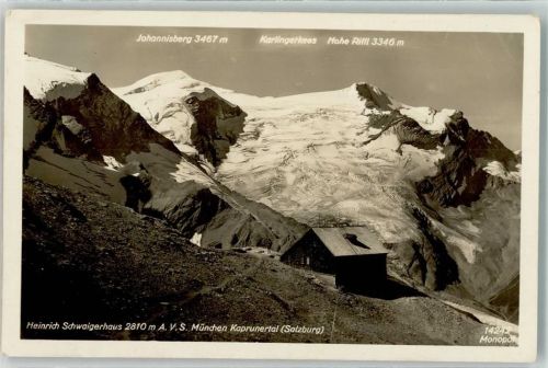 Kaprun Heinrich Schwaigerhaus A.V.S. München Kaprunertal
