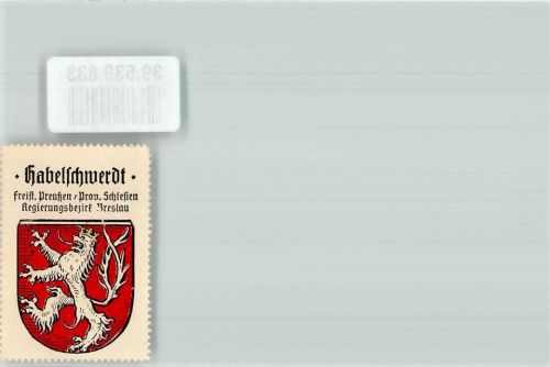 Habelschwerdt Wappen Habelschwerdt Freist. Preußen Prov. Schlesien