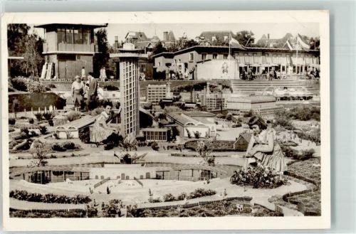 Den Haag 1959 Miniaturstadt Madurodam Foto-AK