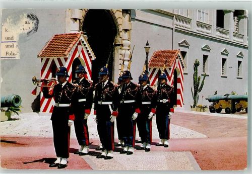 Monte Carlo Schloss Palais de Monaco Uniform Garde