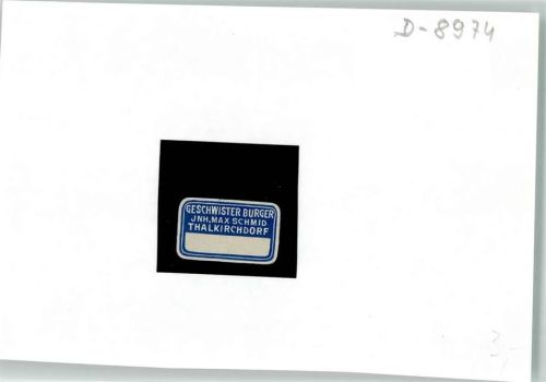 87534 W8974 Thalkirchdorf Vignette Geschister Burger