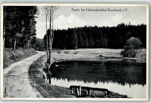 Bad Brambach 1933 Waldteich bei Hohendorf