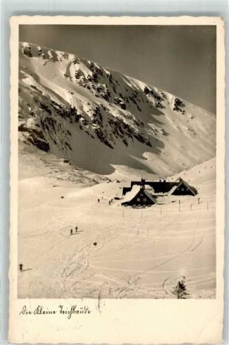 Teichbaude 1938 Winter