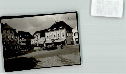 Ichenhausen Marktplatz mit Brunnen Foto Original aus Archiv eines Ansichtskartenverlags Ort handschriftlich