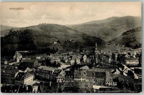 Sainte-Marie-aux-Mines 1915 Feldpost WK I Fuss-Art. Regiment