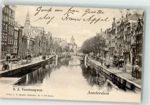 Amsterdam 1901 O.Z.Voorburgwal